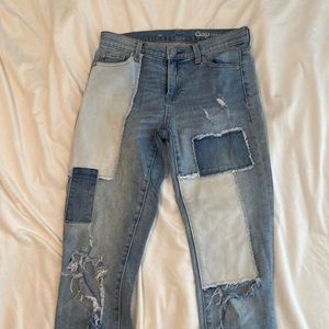 CROPPED, RIPPED, PATCHWORK JEANS 💙